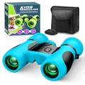 Fernglas Kinder 8X21 mit Vogelbeobachtungs-Buch, Mini Fernglas Kinder Spielzeug ab 3-12 Jahre, Outdoor Spielzeug Fernrohr Ostergeschenke für Kleine Junge - Konzert, Fußballspiel‌, Wandern