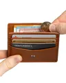 Gentlemen's Kartenetui - Kreditkartenetui mit Münzfach & RFID Schutz - Slim Wallet Herren, Slim Wallet Herren mit Scheinfach und AirTag-Fach