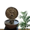 Köhko Wasserspeiele Bocca Della Verità-Wahrheit springbrunnen für Zimmen Terrase Indoor Outdoor