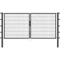 Alberts - Doppeltor Flexo, Fvz.anthr.kst.b.ral 7016, Lichte Bxh3000x1400, Pf80x80/2100mm