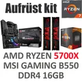 PC Bundle Kit Gaming Set AMD Ryzen 7 5700X + MSI Mainboard + 16GB RAM