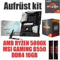 PC Bundle Aufrüstkit Gaming Set AMD Ryzen 7 5800X + MSI Mainboard + 16GB RAM