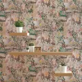 TADESSI Vliestapete Vintage M1-No.1695 | Beige | Braun | Orientalisch | Tiere