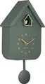 Karlsson - Wanduhr Solo Color Cuckoo - Dschungelgrün - 6x21,5x41cm