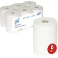 Scott Handtuchrollen Slimroll 6697, 1-lagig, Airflex, weiß, 19,8cm x 190m, 6 Rollen