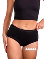 Taynie Comfort Ultra stark Periodenunterwäsche Starke Blutung - Periodenwäsche - Menstruationsunterwäsche - ersetzt 6 Tampons, Periodenslip Tragedauer bis 12 Std., waschbar bis 60°C (40, Schwarz)