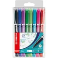 Stabilo Fineliner Sensor F, 189/8, Strichbreite 0,3 mm, farbig sortiert, 8 Stück