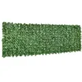 Outsunny Künstliche Hecke Dunkelgrün 300 x 100 cm
