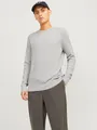 Jack & Jones Rundhalspullover JJEPERFECT – Pullover mit pflegeleichter Qualität, Structure Fit unifarben, modisch, regular fit, Strick, Rundhals