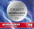1 x CR2477 CR 2477 WILHELM Lithium Knopfzelle 3V 1070 mAh ø24 x 7,7 mm Batterie DL2477