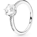 Pandora Fingerring Pandora Klar funkelnde Krone Ring 198289CZ Damenring 50