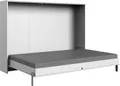 Wimex Schrankbett Juist (mit Lattenlost, ohne Matratze, 1-St., moderne Optik, mit Lattenrost, Platzsparend) 140x200cm weiß horizontal klappbar