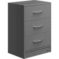 Nachttisch Eloise 3 Schubladen Kabelführung Wandbefestigung Boxspringbett Schlafzimmer Nachtschrank Nachtkonsole Nachtkommode Holz 54x39x28cm Anthrazit - Casaria