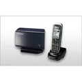 Panasonic KX-TGP 500 Strahlungsarmes Schnurlostelefon mit Anrufbeantworter, Rufnummernanzeige, 5h Sprechzeit, 10 Tage Standby, Freisprechfunktion, ... - Schwarz