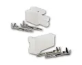 world-trading-net DIN-Stecker AMP-Steckverbinder 2-polig Crimpkontakte 10er Pack