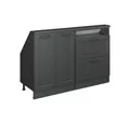 Vicco Unterschrank R-Line, Anthrazit Landhaus/Anthrazit, 120 cm 2er Set (2-St)