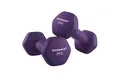 SONGMICS Kurzhantel Hanteln, 5 Gewichtsklasse, (2er Set Neopren-Beschichtung, Hantelset, Kurzhanteln, Hexagon), 2 x 2 kg, Krafttraining, Workout, Fitnesstraining, für Zuhause