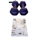 SONGMICS Kurzhanteln, 2er 2 x 2 kg Set, 2 x 2 kg, rutschfeste Hanteln mit matter