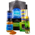 Hallingers Genuss Manufaktur Feinkost Geburtstagsgeschenk-Set - XXL-Wundertüte "Happy Birthday ..." großer Geburtstagsgruß Biergelée, Pralinen, Haselnusslikör, Schoki & mehr, Geschenke für Männer