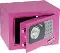 Tresor, Möbeltresor, Safe Elektronik-Zahlenschloss, HMF 46126, 23x17x17 cm, Pink