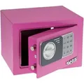 HMF 46126-15 Tresor Zahlenschloss Möbeltresor Klein 23 x 17 x 17 cm Pink