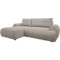 Mirjan24 Ecksofa, Beige, Textil, 4-Sitzer, L-Form,L-Form, 265x177 cm, Wohnzimmer, Sofas & Couches, Wohnlandschaften, Ecksofas