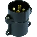 4-poliger Kunststoffstecker 24V für 6-24V Anwendungen