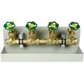 Atv-station Wasserverteiler Oberes Anschlussgewinde 1 1/2, G 1" 4fach