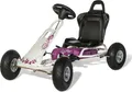 Ferbedo Gokart AirRunner weiß-pink mit Luftreifen für Kinder