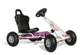 Ferbedo Go Air Runner (Gokart/Kart in weiß/pink mit Soundlenkrad und Luftbereifung, ab ca. 3-8 Jahre) 105014