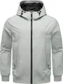 Ragwear Herren leichte Übergangsjacke Sommerjacke kurz Tyller YOUMODO Light Grey Gr. 4XL