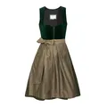 Midi Dirndl Livia Samt Grün