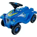 BIG Rutschauto 800056127 Bobby Car Classic Polizei, ab 1 Jahr, blau, mit Licht und Sound