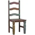 Stuhl Cancun Massivholz Pinie Shabby Chic Mexiko Möbel Mexikanisch