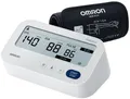 Omron Oberarm-Blutdruckmessgerät X3 Comfort AFib, 2 Nutzer, mit AFib-Screening bei jeder Messung, 2x60 Speicher, klinisch validiert, auch für Diabetiker und Schwangere