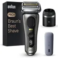 Braun Elektrorasierer Series 9 Pro+, 9575cc, Wet&Dry 5+1 Scherkopf, PowerCase+Reinigungsstation
