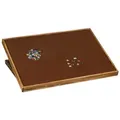 Relaxdays Puzzletisch Braun,Hellbraun