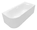 Villeroy & Boch Loop & Friends Vorwandbadewanne 1700 x 750 mm, Oval, für Eckeinbau rechts - Weiß Alpin - UBA170LOF9CR00V-01