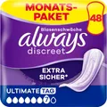 Always Discreet Inkontinenz-Einlagen Frauen Ultimate Tag 48 Stück Extra Diskret