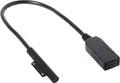 System-S USB 3.1 Typ C Ladekabel für Microsoft Surface Pro 3 4 5 6 Book 12V-15V 150cm