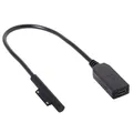 System-S USB 3.1 Typ C Ladekabel für Microsoft Surface Pro 3 4 5 6 Book 12V-15V 150cm