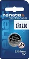 1 x Renata Knopfzelle Lithium CR1220 1er Blister 3 V CR 1220