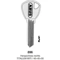 Schlüsselrohling ABUS 896