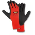 teXXor Winter-Arbeitshandschuhe 2210 Topline Winterhandschuh Polyacryl Latex (Packung, 12-St., VPE= 12-72, Gr7-11) Kältehandschuh/Atmungsaktiv orange 8