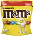 M&M'S Peanut 330g Schokolinsen, Milchschokolade mit Zuckerüberzug