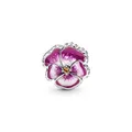 PANDORA MOMENTS Charm Pinkes Garten-Stiefmütterchen Blume Silber 790777C01