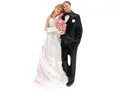 Florists Products Bastelnaturmaterial Romantische Hochzeitstortenfigur Brautpaar dekorativ