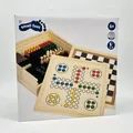 Small Foot Spielesammlung 7 Klassiker aus Holz, Gesellschaftsspiele für die ganz