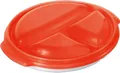 Mikrowellen Teller 0,75 l CLEVER, Farbe:Rot