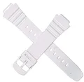 Casio Uhrenarmband 16mm Resin Weiß glänzend W-214HC-7AVEF W-214HC*